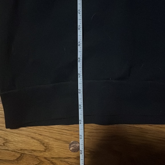 Adidas Sweatshirt Men S Tag M Black Pullover Crew Neck Solid Spellout Logo - Picture 7 of 8